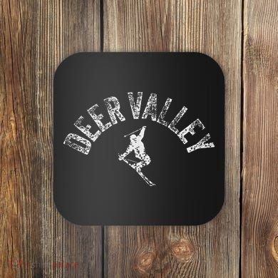 Deer Valley Ski Utah Skiing Cool Valley Skier Gear Coaster