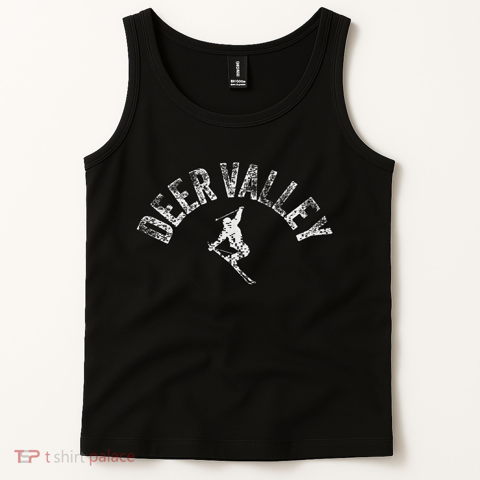 Deer Valley Ski Utah Skiing Cool Valley Skier Gear Tank Top