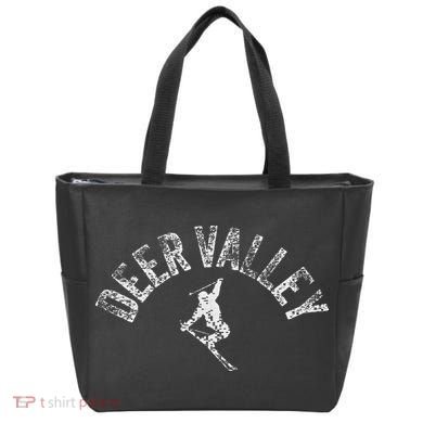 Deer Valley Ski Utah Skiing Cool Valley Skier Gear Tote Bag