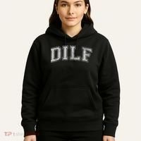 DILF VARSITY STYLE DAD OLDER MORE MATURE MEN Hoodie thumb 5