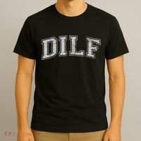 DILF VARSITY STYLE DAD OLDER MORE MATURE MEN T-Shirt thumb 3