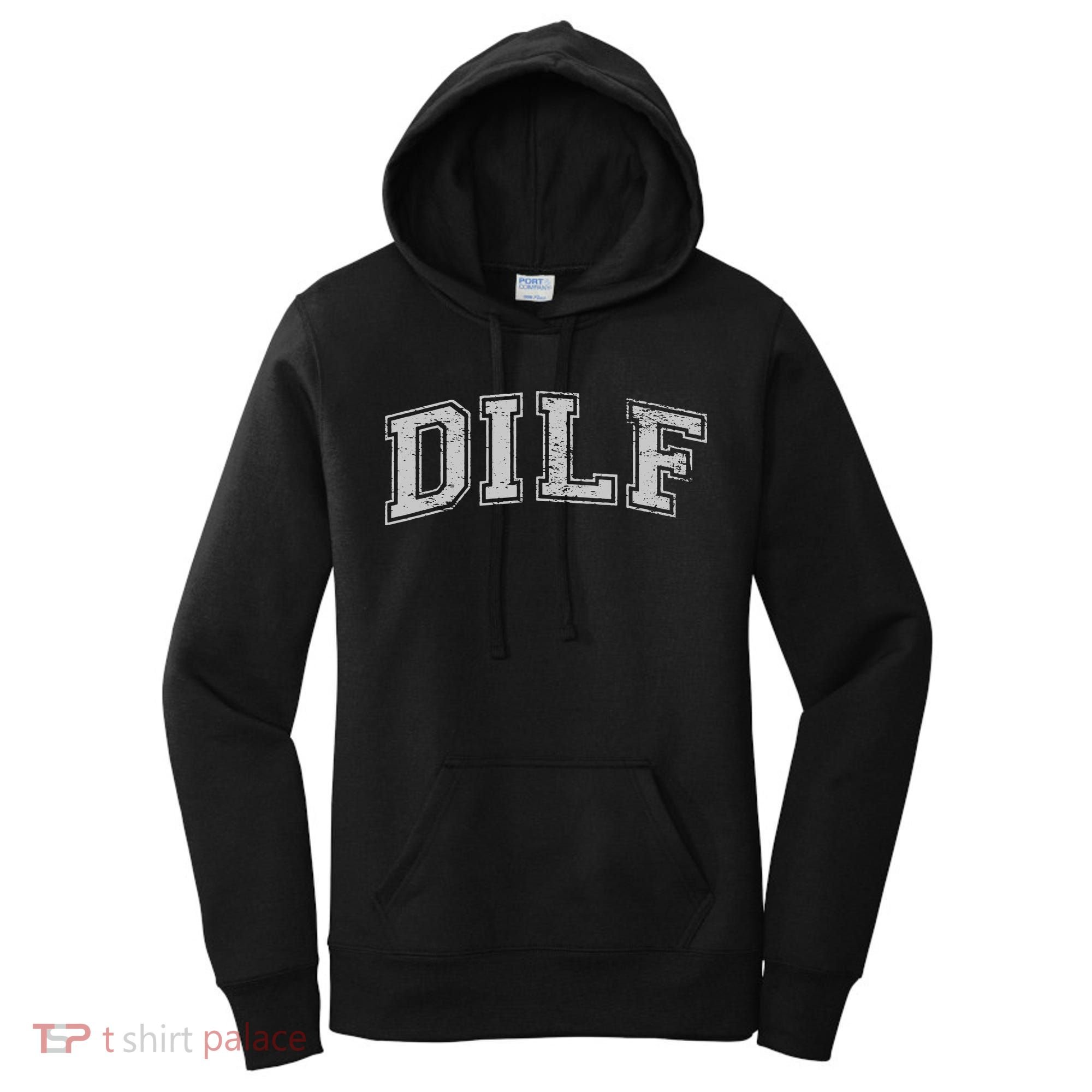DILF VARSITY STYLE DAD OLDER MORE MATURE MEN Women's Hoodie