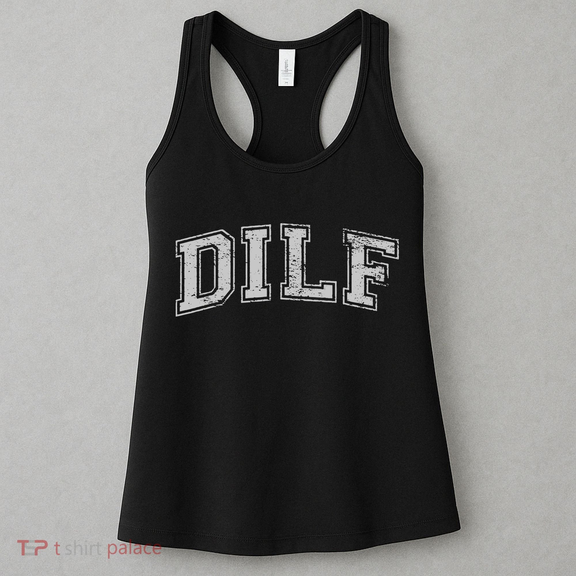 DILF VARSITY STYLE DAD OLDER MORE MATURE MEN Women's Tank Top