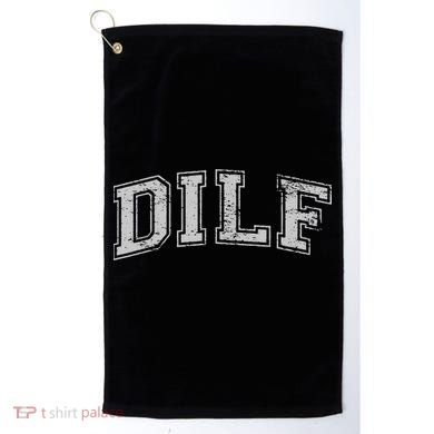 DILF VARSITY STYLE DAD OLDER MORE MATURE MEN Golf Towel