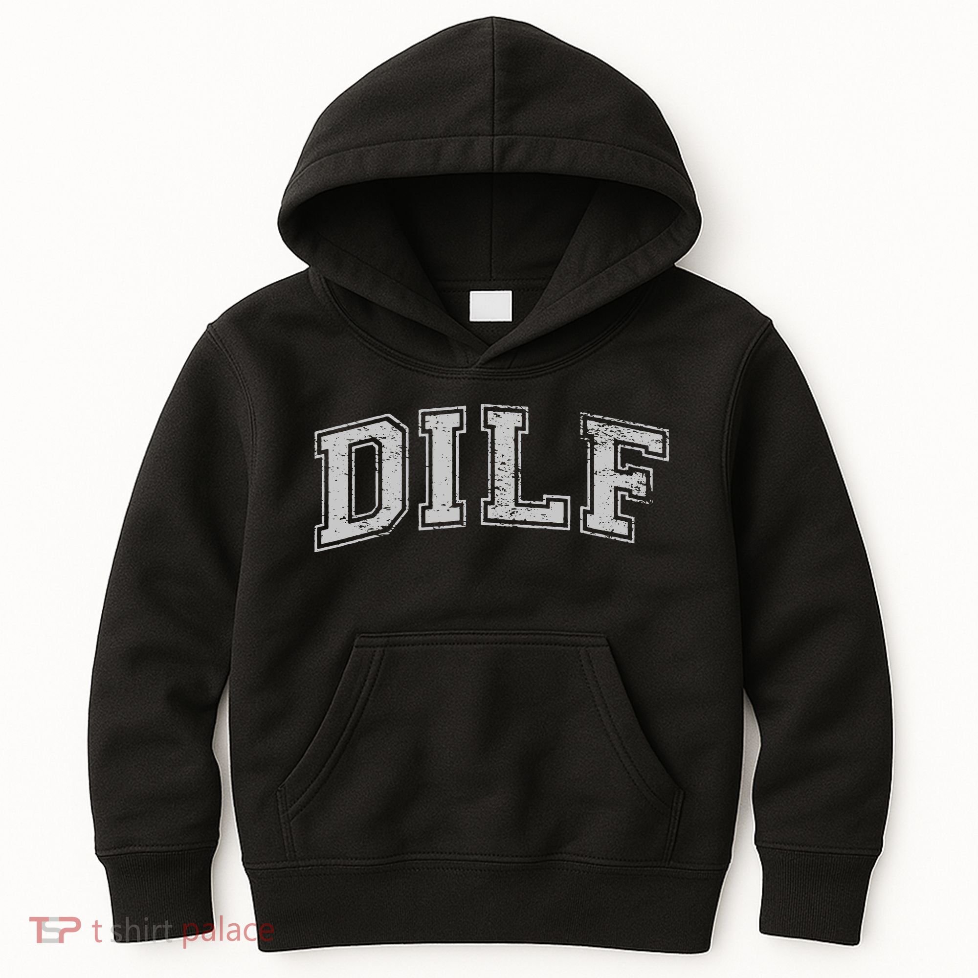 DILF VARSITY STYLE DAD OLDER MORE MATURE MEN Kids Hoodie