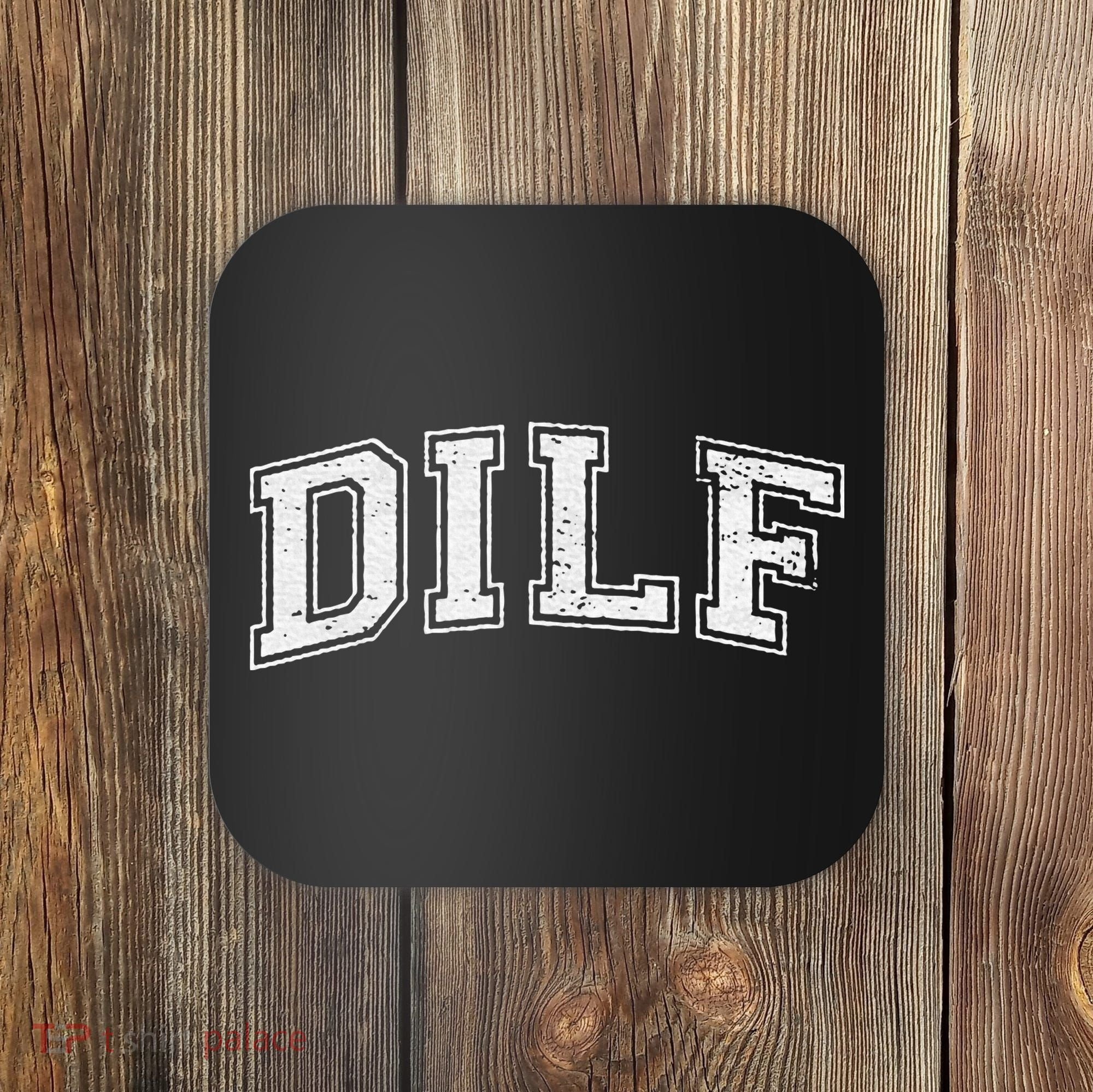 Dilf Varsity Style Dad Older More Mature Coaster