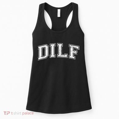 Dilf Varsity Style Dad Older More Mature Women's Tank Top