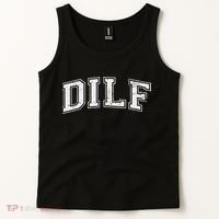 Dilf Varsity Style Dad Older More Mature Tank Top thumb 2