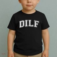 Dilf Varsity Style Dad Older More Mature Toddler T-Shirt thumb 2