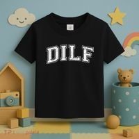 Dilf Varsity Style Dad Older More Mature Toddler T-Shirt thumb 3