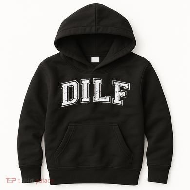 Dilf Varsity Style Dad Older More Mature Kids Hoodie