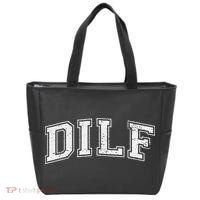 Dilf Varsity Style Dad Older More Mature Tote Bag thumb 0