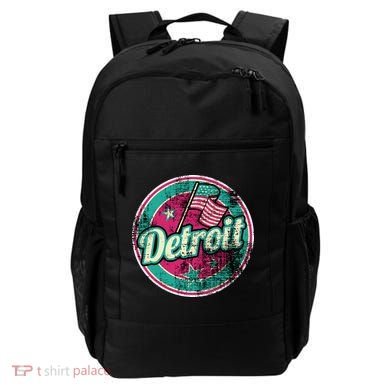 Detroit Vintage Style Rust Logo Backpack