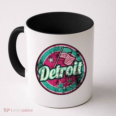 Detroit Vintage Style Rust Logo Coffee Mug