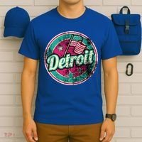 Detroit Vintage Style Rust Logo T-Shirt thumb 6