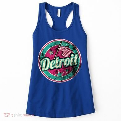 Detroit Vintage Style Rust Logo Women's Tank Top