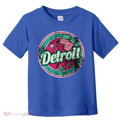 Detroit Vintage Style Rust Logo Toddler T-Shirt