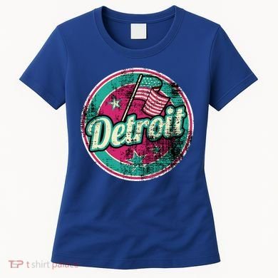 Detroit Vintage Style Rust Logo Women's T-Shirt