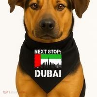 Dubai Vacation Trip Next Stop Vacay Vibes Souvenir Great Gift USA-Made Doggie Bandana thumb 1