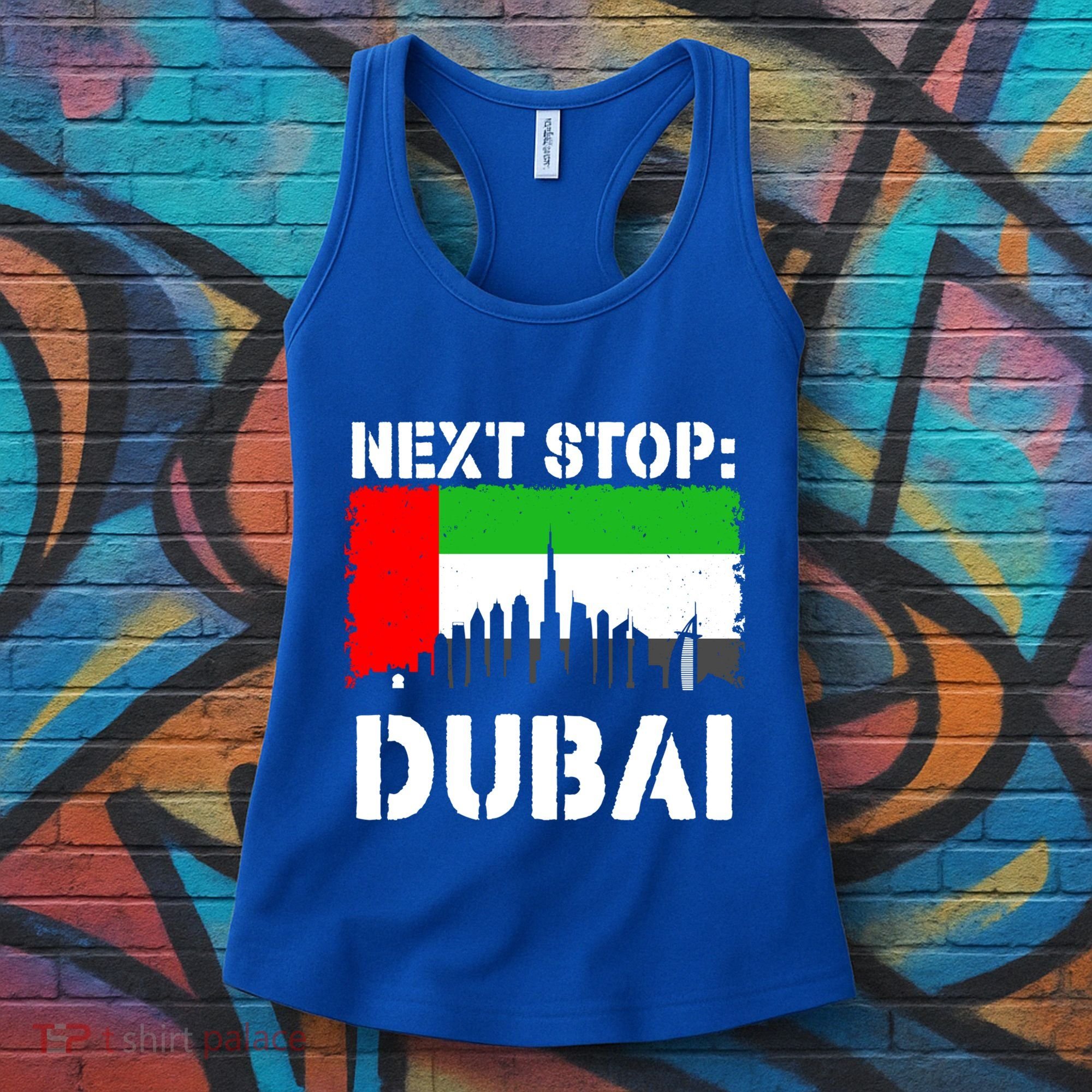 Dubai Vacation Trip Next Stop Vacay Vibes Souvenir Great Gift Women's Tank Top