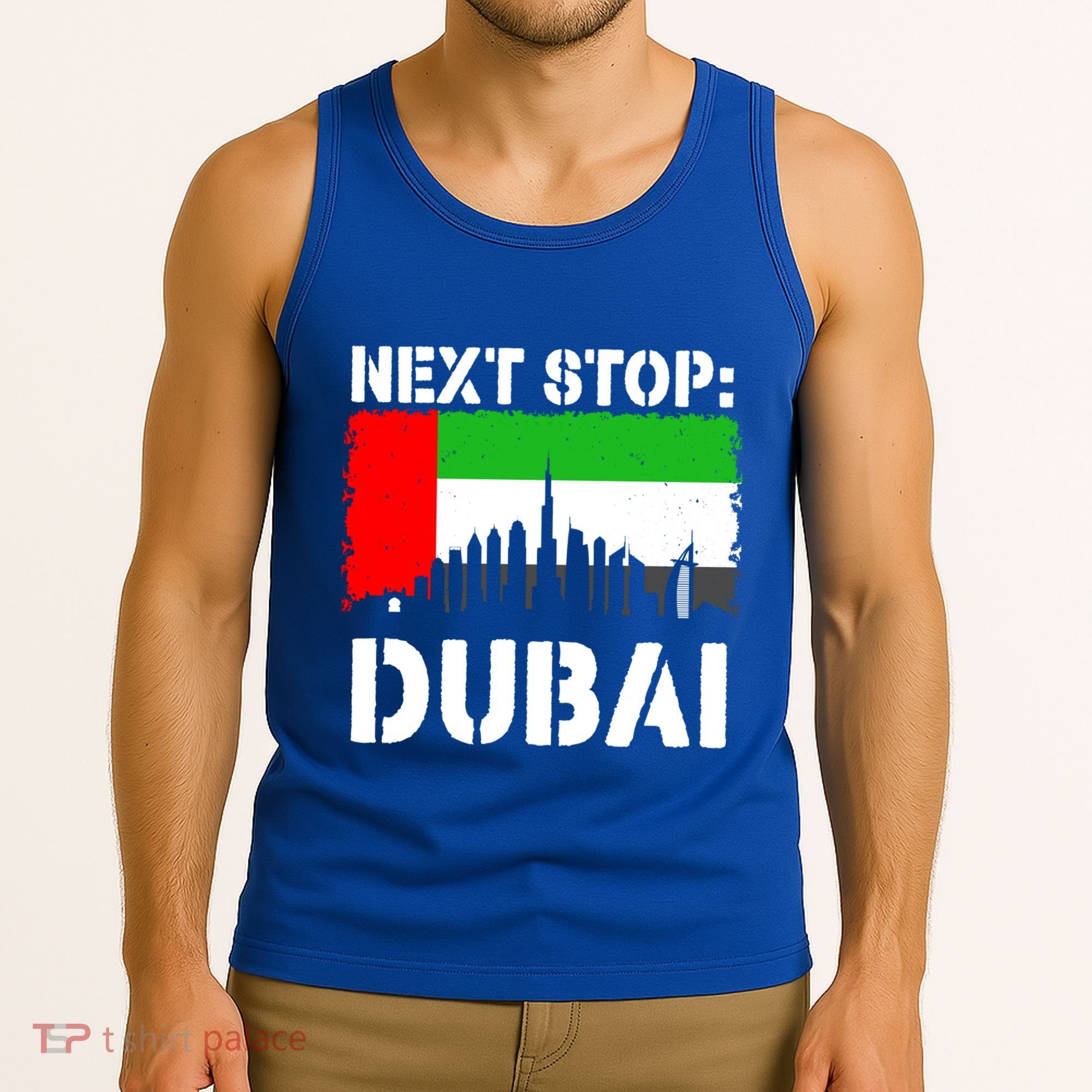 Dubai Vacation Trip Next Stop Vacay Vibes Souvenir Great Gift Tank Top