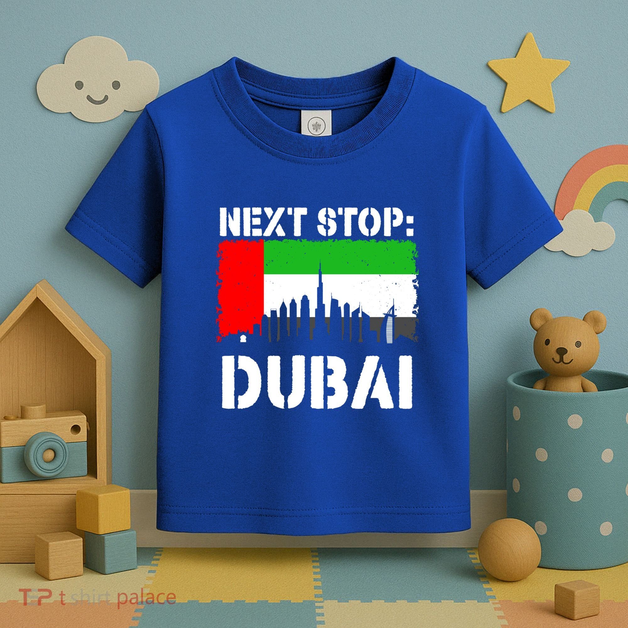 Dubai Vacation Trip Next Stop Vacay Vibes Souvenir Great Gift Toddler T-Shirt