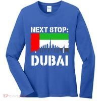 Dubai Vacation Trip Next Stop Vacay Vibes Souvenir Great Gift Women's Long Sleeve Shirt thumb 0