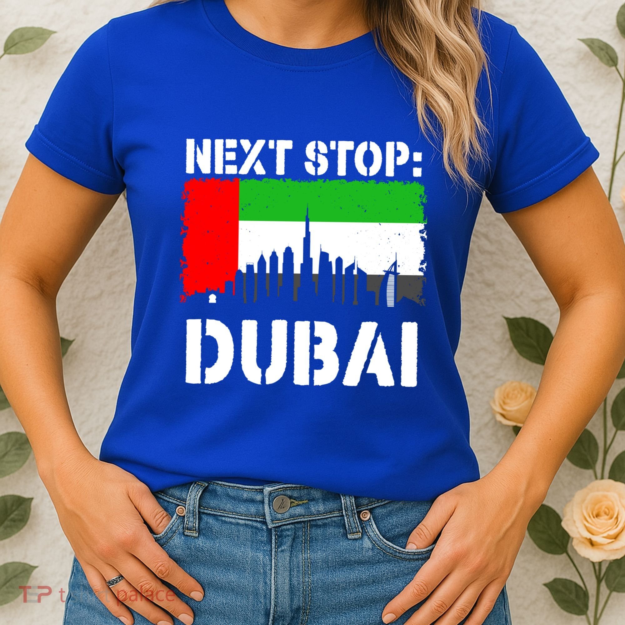 Dubai Vacation Trip Next Stop Vacay Vibes Souvenir Great Gift Women's T-Shirt