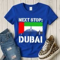 Dubai Vacation Trip Next Stop Vacay Vibes Souvenir Great Gift Women's T-Shirt thumb 3