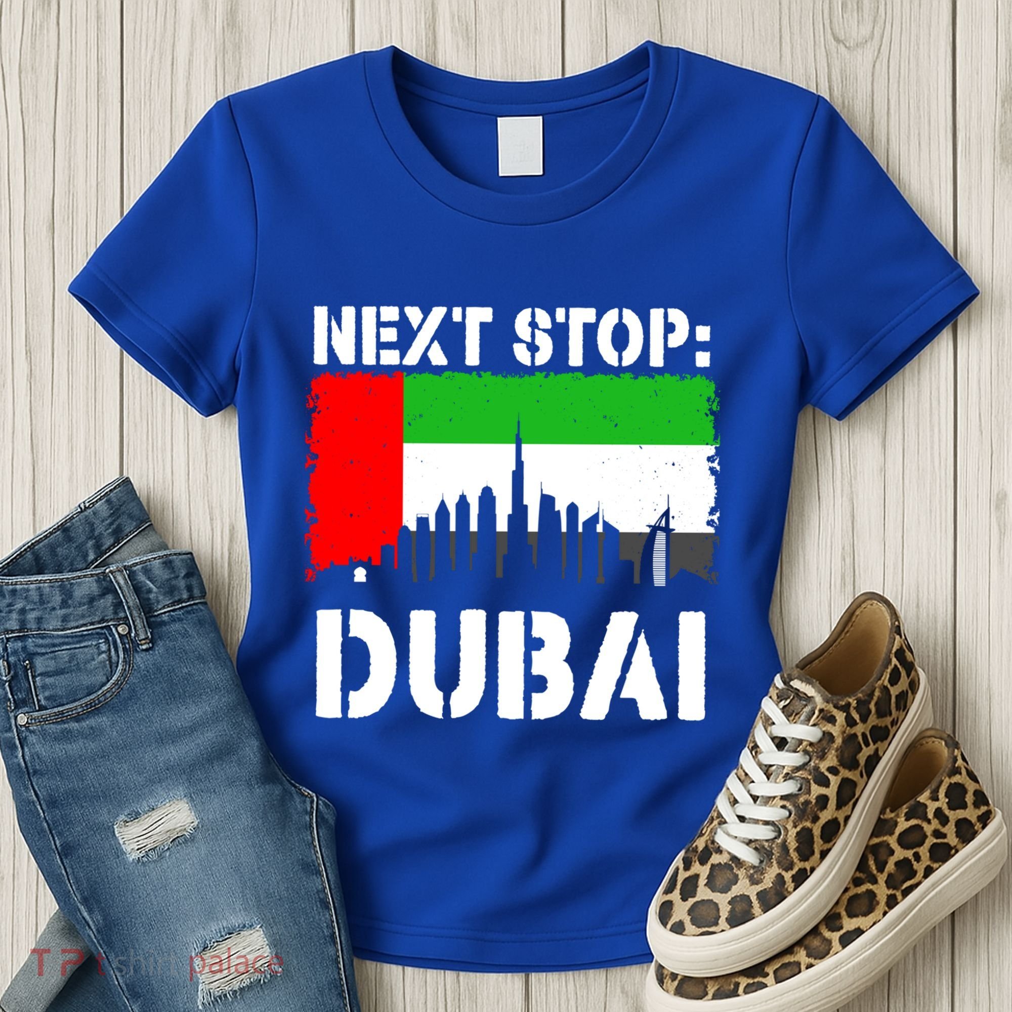 Dubai Vacation Trip Next Stop Vacay Vibes Souvenir Great Gift Women's T-Shirt
