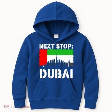 Dubai Vacation Trip Next Stop Vacay Vibes Souvenir Great Gift Kids Hoodie
