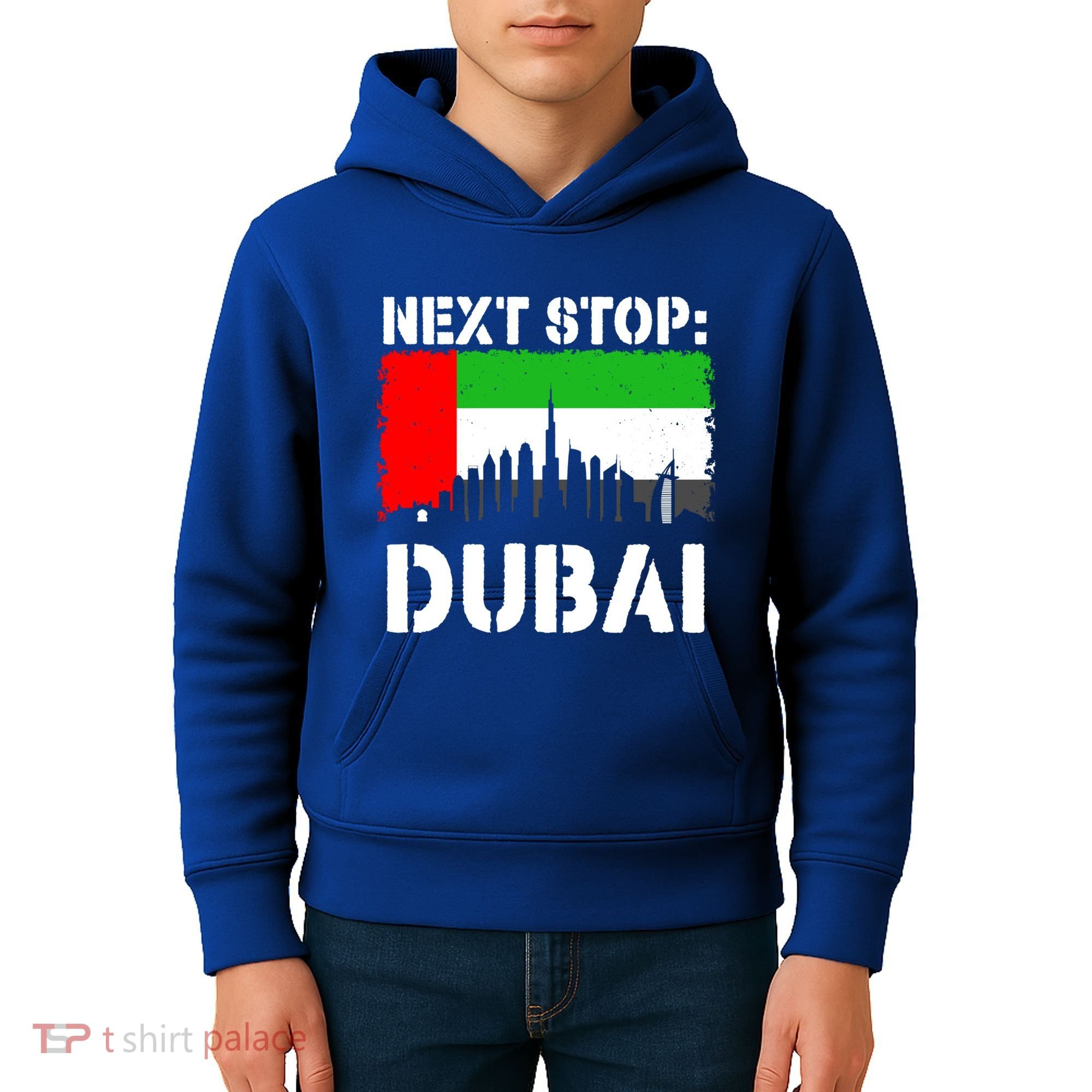 Dubai Vacation Trip Next Stop Vacay Vibes Souvenir Great Gift Kids Hoodie