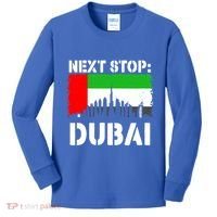 Dubai Vacation Trip Next Stop Vacay Vibes Souvenir Great Gift Kids Long Sleeve Shirt thumb 0