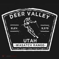 Deer Valley Utah Snow Skiing Gift Backpack thumb 2