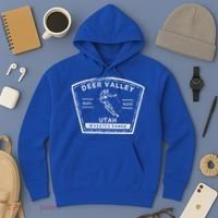 Deer Valley Utah Snow Skiing Gift Hoodie thumb 3