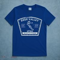 Deer Valley Utah Snow Skiing Gift T-Shirt thumb 5