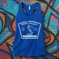 Deer Valley Utah Snow Skiing Gift Women's Tank Top thumb 3