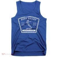 Deer Valley Utah Snow Skiing Gift Tank Top thumb 0