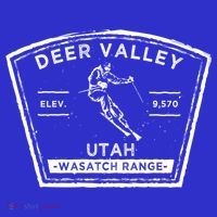 Deer Valley Utah Snow Skiing Gift Toddler T-Shirt thumb 4
