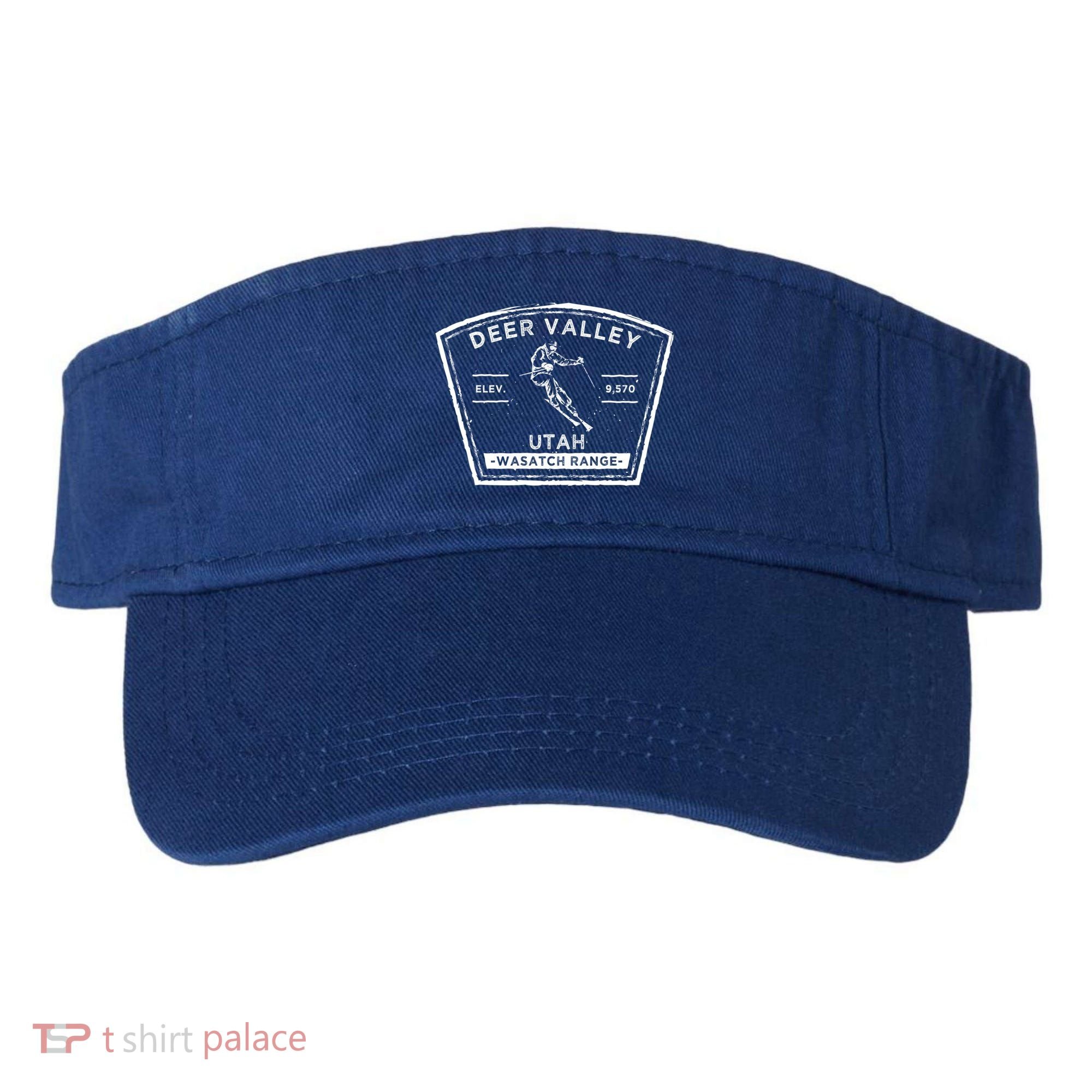 Deer Valley Utah Snow Skiing Gift Visor