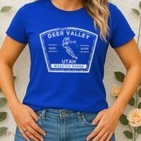 Deer Valley Utah Snow Skiing Gift Women's T-Shirt thumb 2