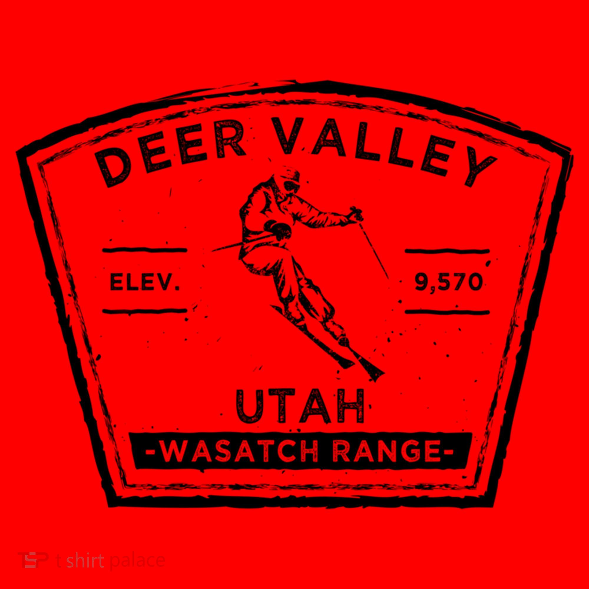 Deer Valley Utah Snow Skiing Gift Santa Hat