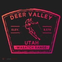 Deer Valley Utah Snow Skiing Gift Women's Sweatshirt thumb 2