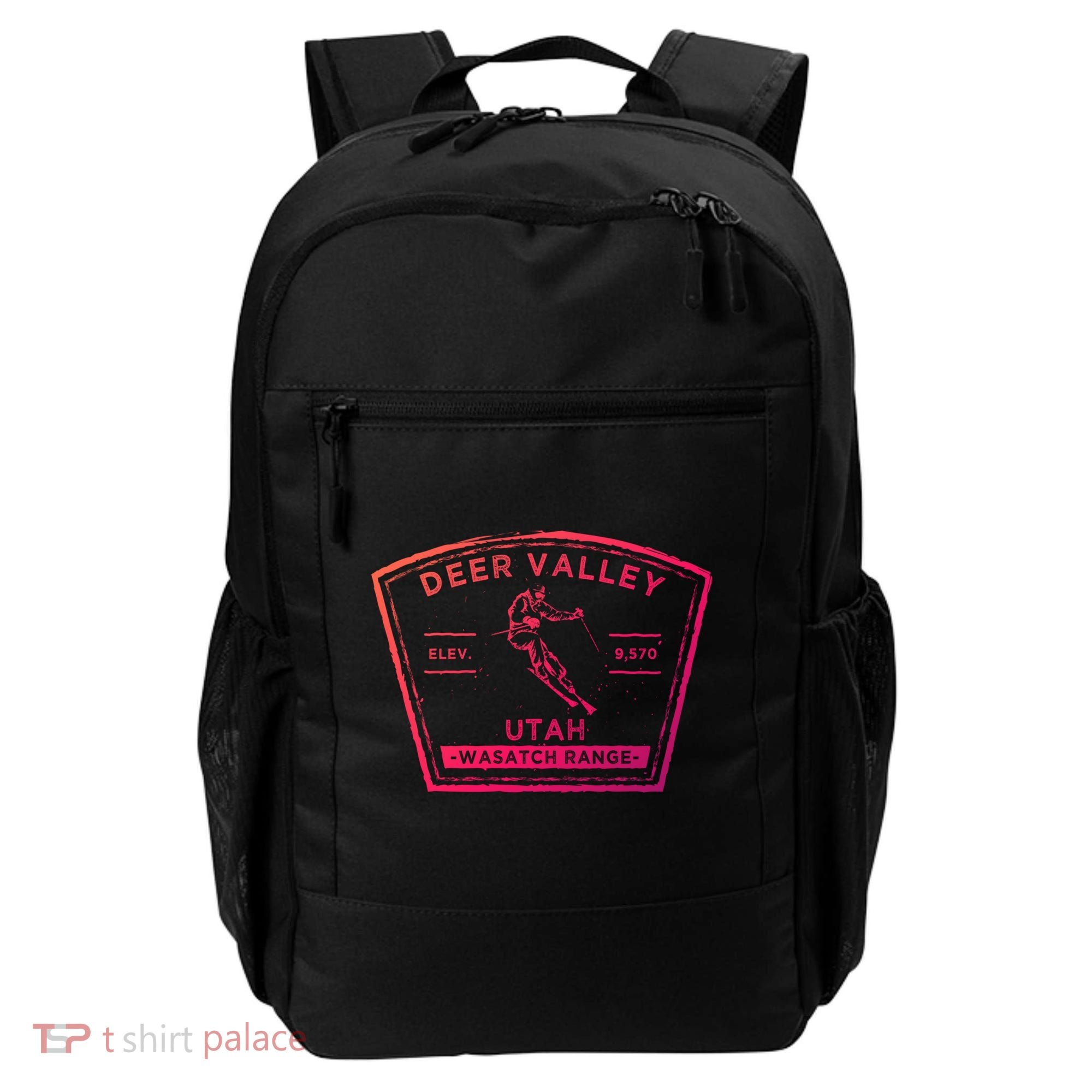 Deer Valley Utah Snow Skiing Gift Backpack