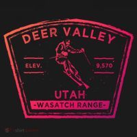 Deer Valley Utah Snow Skiing Gift Backpack thumb 2