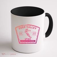 Deer Valley Utah Snow Skiing Gift Coffee Mug thumb 1
