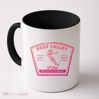 Deer Valley Utah Snow Skiing Gift Coffee Mug thumb 0
