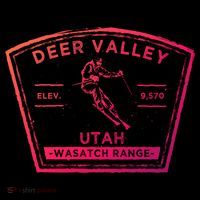 Deer Valley Utah Snow Skiing Gift Women's Hoodie thumb 2