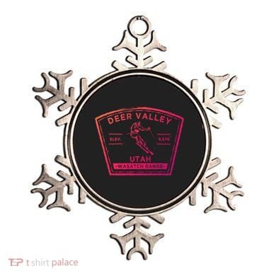 Deer Valley Utah Snow Skiing Gift Ornament