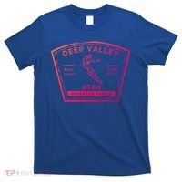 Deer Valley Utah Snow Skiing Gift T-Shirt thumb 0